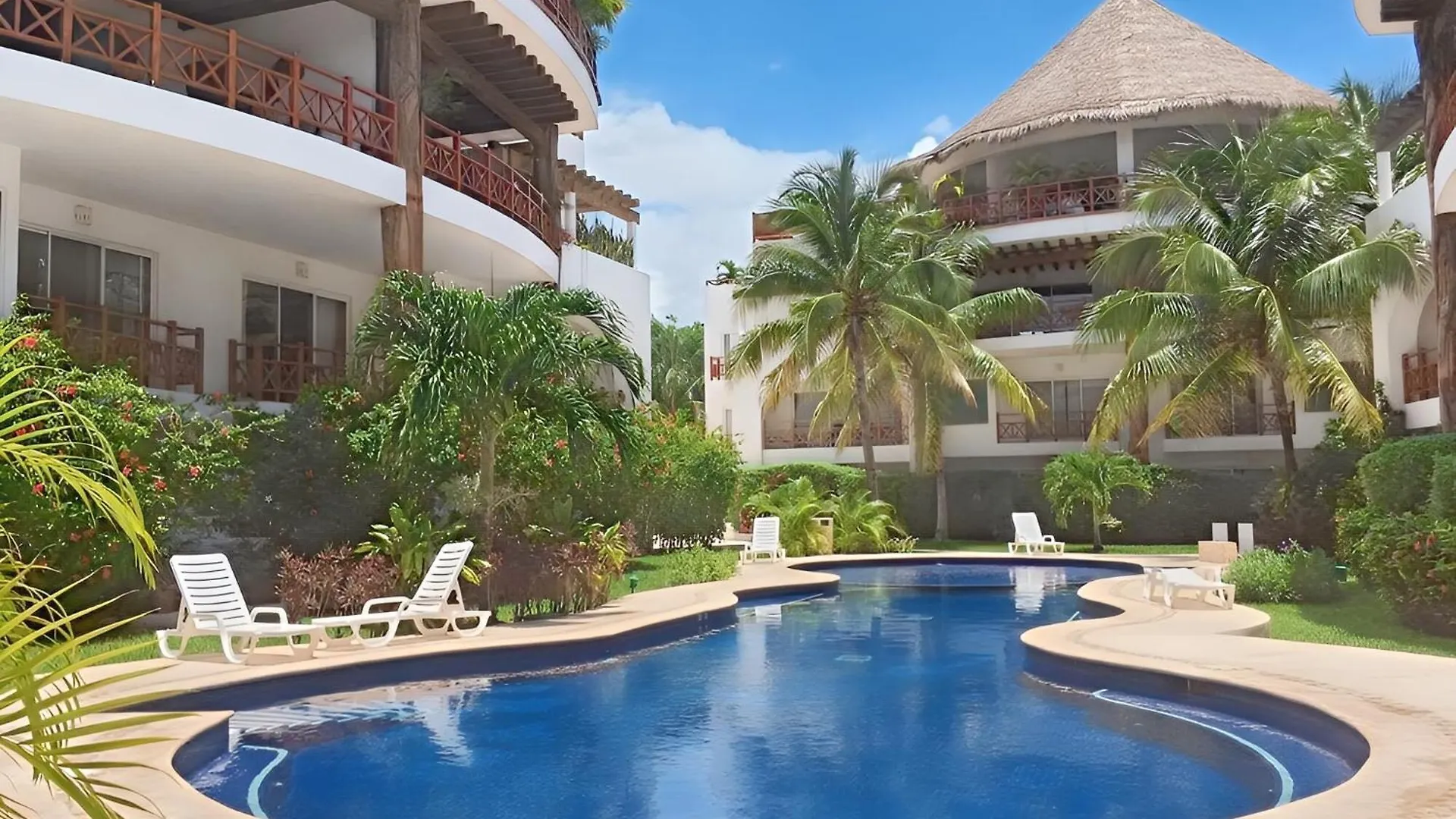 아파트 Luxury Duplex -4 Pers- 2Mn Beach&5Th Av, Pool, Gym 신데 델 카르멘 멕시코